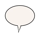 Speech bubble graphic